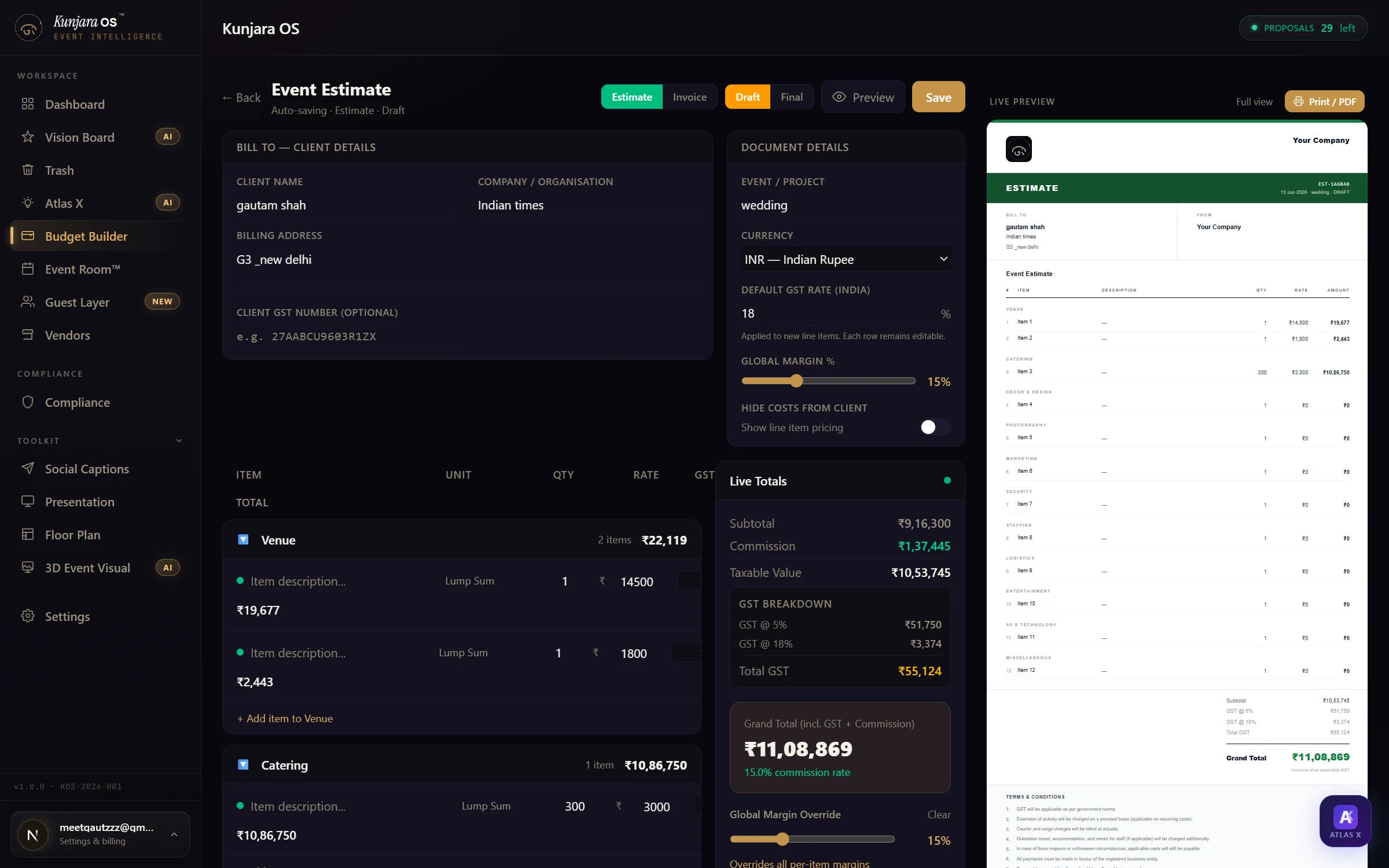 Budget Builder