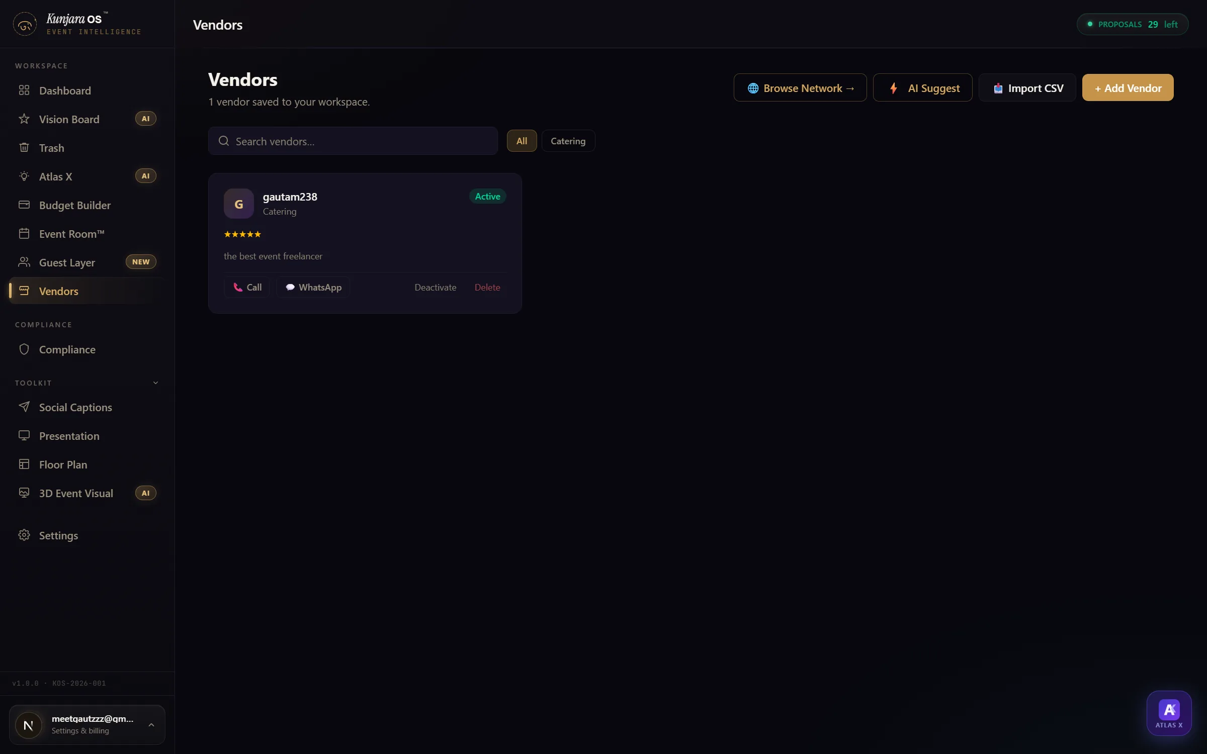 Vendor Network